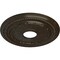 Ekena Millwork Federal Ceiling Medallion (Canopies up to 8 1/2"), 15 3/8"OD x 3 5/8"ID x 1"P, Stone Hearth Crackle CM15FESHC - alternate 4